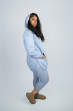 Load image into Gallery viewer, Side-Slit Chic Set - Powder Blue
